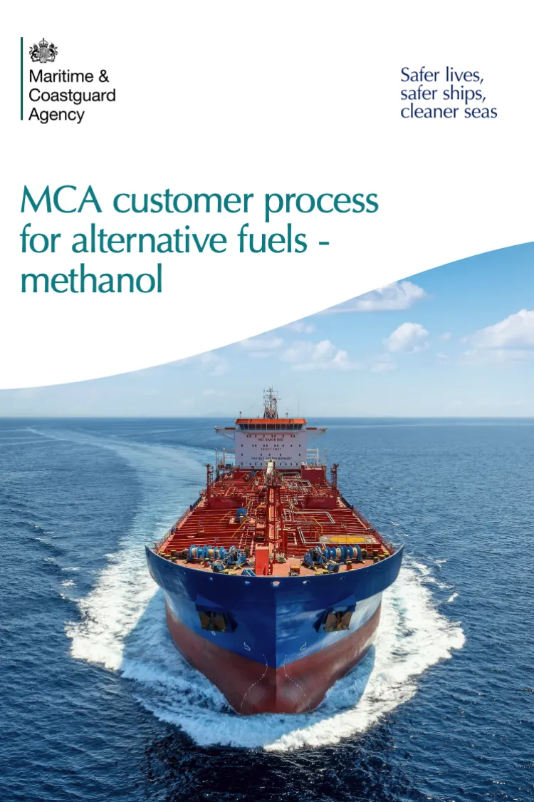 document front cover for the mca customer process for alternative fuels - methanol