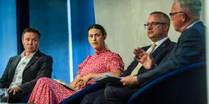 A panel discussion at the 2025 UK Flag Forum